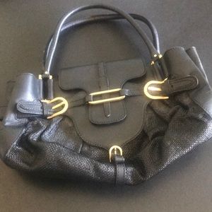 Purse with gold hardware